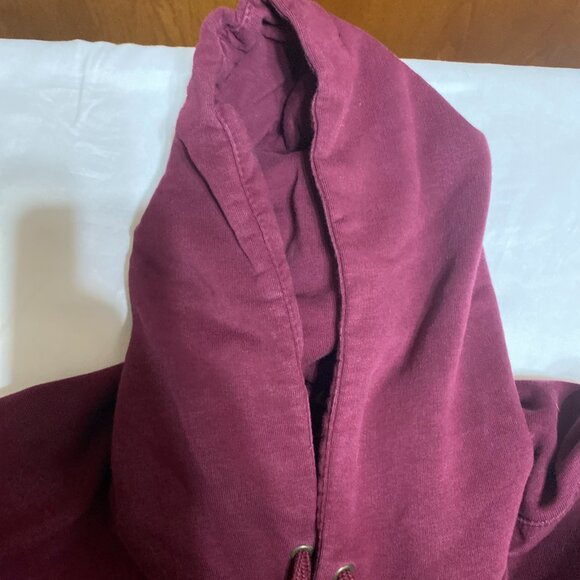 Abandon Ship Sad Boy Social Club Pullover L Cotton Red Hoodie - Picture 4 of 7